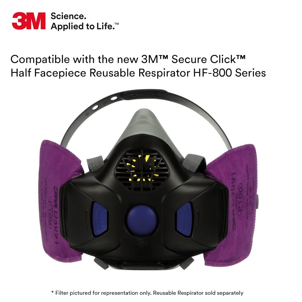 3M™ SECURE CLICK™ PARTICULATE FILTER WITH NUISANCE LEVEL ORGANIC VAPOU ...