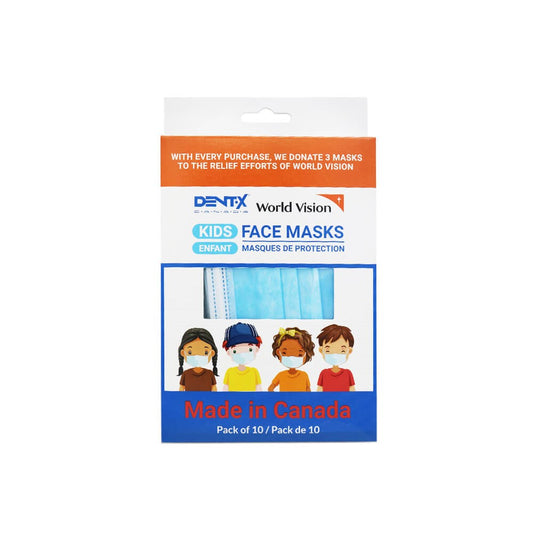Kids Disposable Face Mask Made In Canada | Masques Jetable Pour Enfants - (50Pcs)