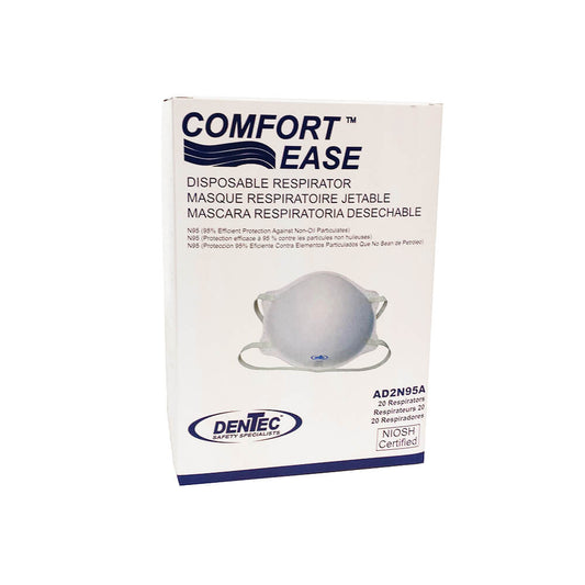 Comfort-Ease N95 Cone Shaped Flat Fold Disposable Respirator