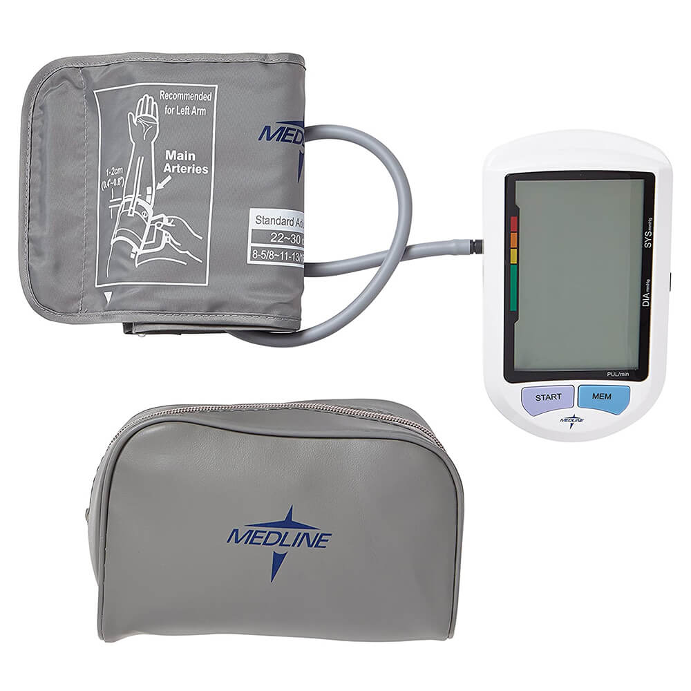 A medline Digital blood pressure unit with bag