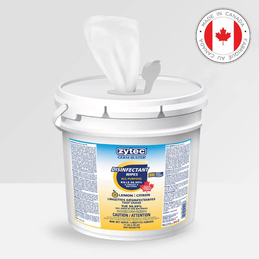 Disinfectant Wipes (Citric Acid) - Zytec - 800 Wipes - Made In Canada