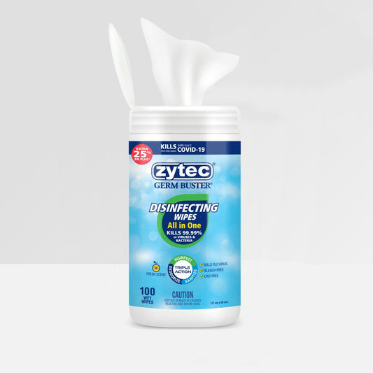 All In One Disinfecting  17cm x 20cm Wipes - 100 Wipes