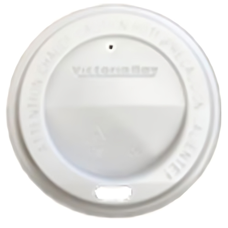 Dome Lid, White - 1000 Per Case