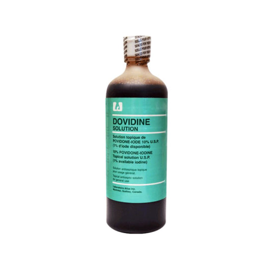 Dovidine 10% Povidone Iodine Solution, 115ml - Case of 50