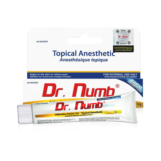 Dr. Numb 5% Lidocaine Cream 10G