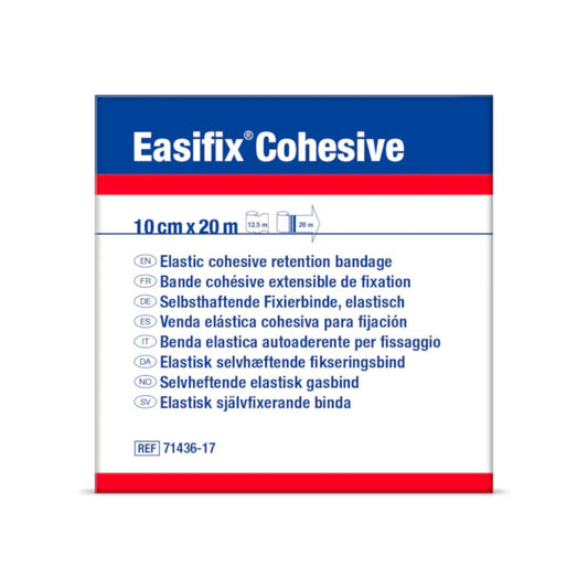 Easifix Cohesive Self-Adhesive Fixation Bandage White - Box of 10
