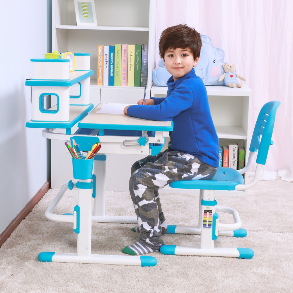 Boy Children Desk Chair Kids Desk Chair Set Height Adjustable
