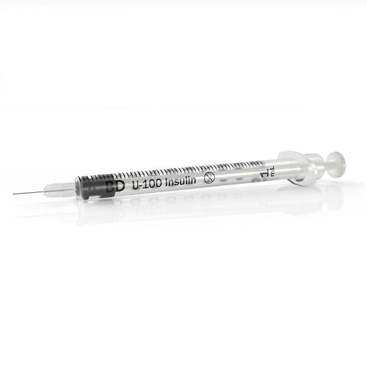 Embecta Ultra-Fine™ Insulin Syringe with Needle, 1mL, L1/2" OD 29GA