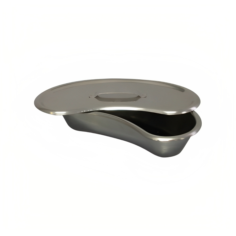 Emesis Basin (Kidney Tray), With Cover, 206 x 94 x 42 mm