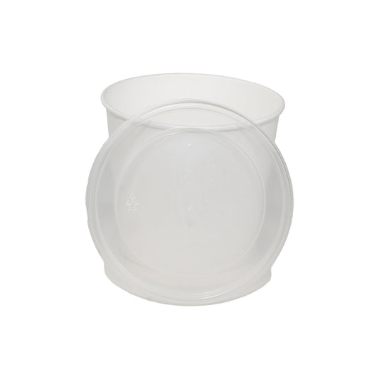 Premier Essential Paper Food Containers, Double Poly Lined Hot and Cold, 20oz, White, 500/Case
