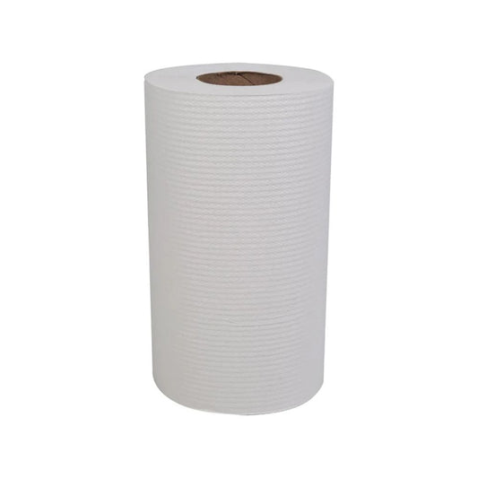 Everest Pro White Paper Hand Towel, 1 Ply, Centre Pull, 7.85" x 205' - Case of 12 Rolls