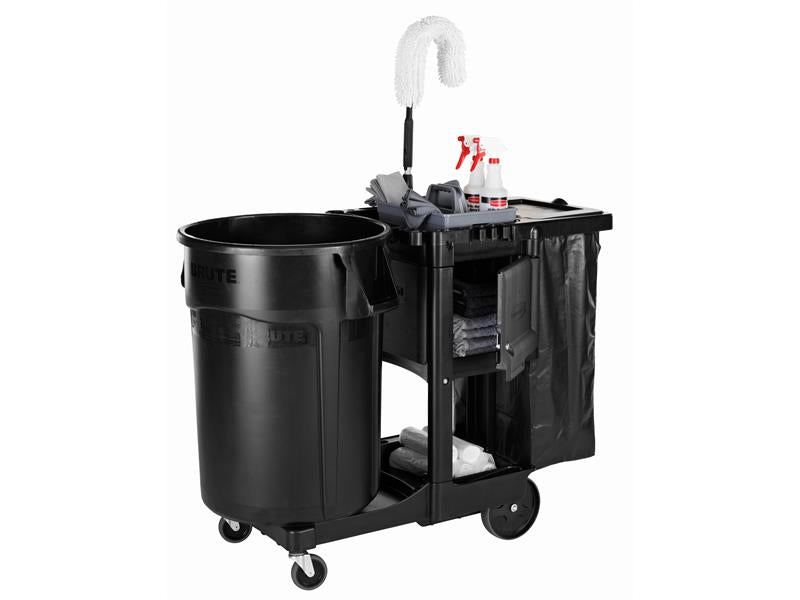 Executive Janitorial Cleaning Car Traditional, Black, 1861430, 2