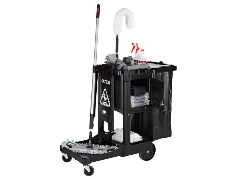 Executive Janitorial Cleaning Car Traditional, Black, 1861430, 3