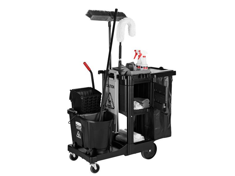 Executive Janitorial Cleaning Car Traditional, Black, 1861430, 4