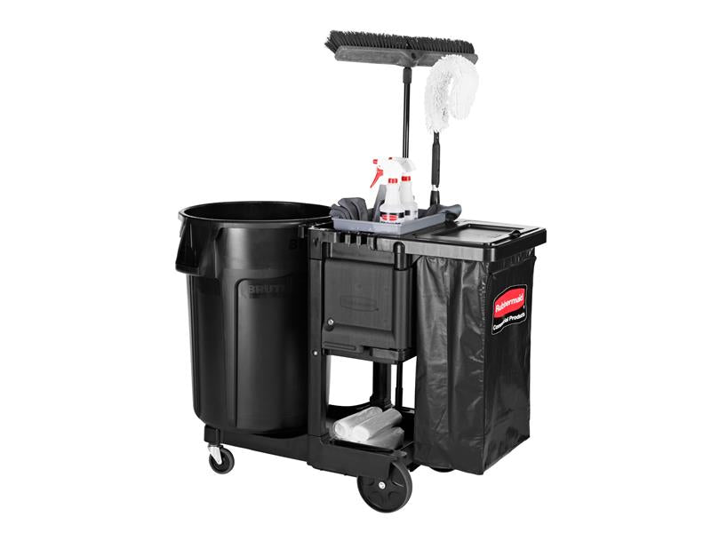 Executive Janitorial Cleaning Car Traditional, Black, 1861430, 5