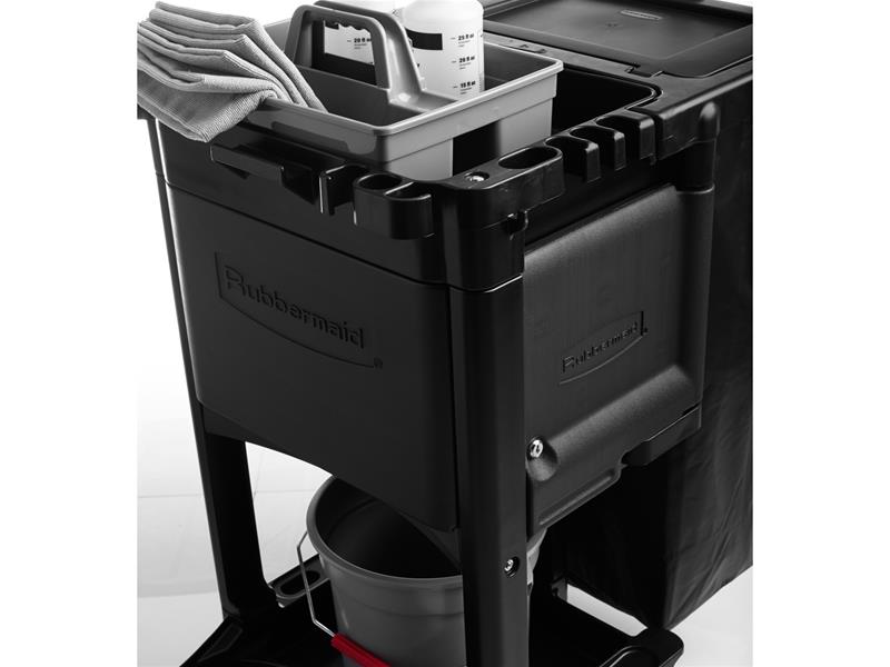 Executive Janitorial Cleaning Car Traditional, Black, 1861430, 7