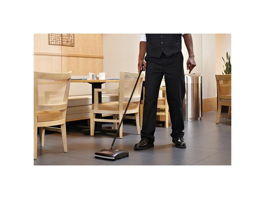 Executive Series 7.5" Dual-Action Bristle Mechanical Sweeper, Black , 1