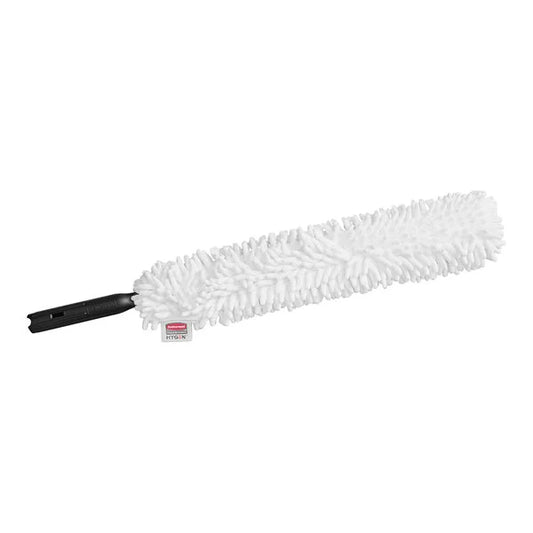 Executive Series HYGEN 29" Flexible Dusting Wand with Microfiber Sleeve, White - 6 Per Case