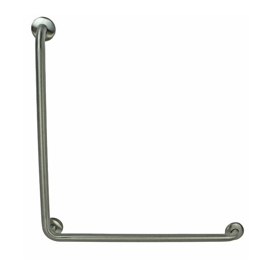 Frost - Grab Bar, L-Shaped Snap Concealed Flange - Peened Finish 1 -1/4in Dia., 30 x 30 in.