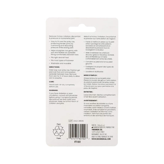 Gel Overlapping Toe Spreader & Protector