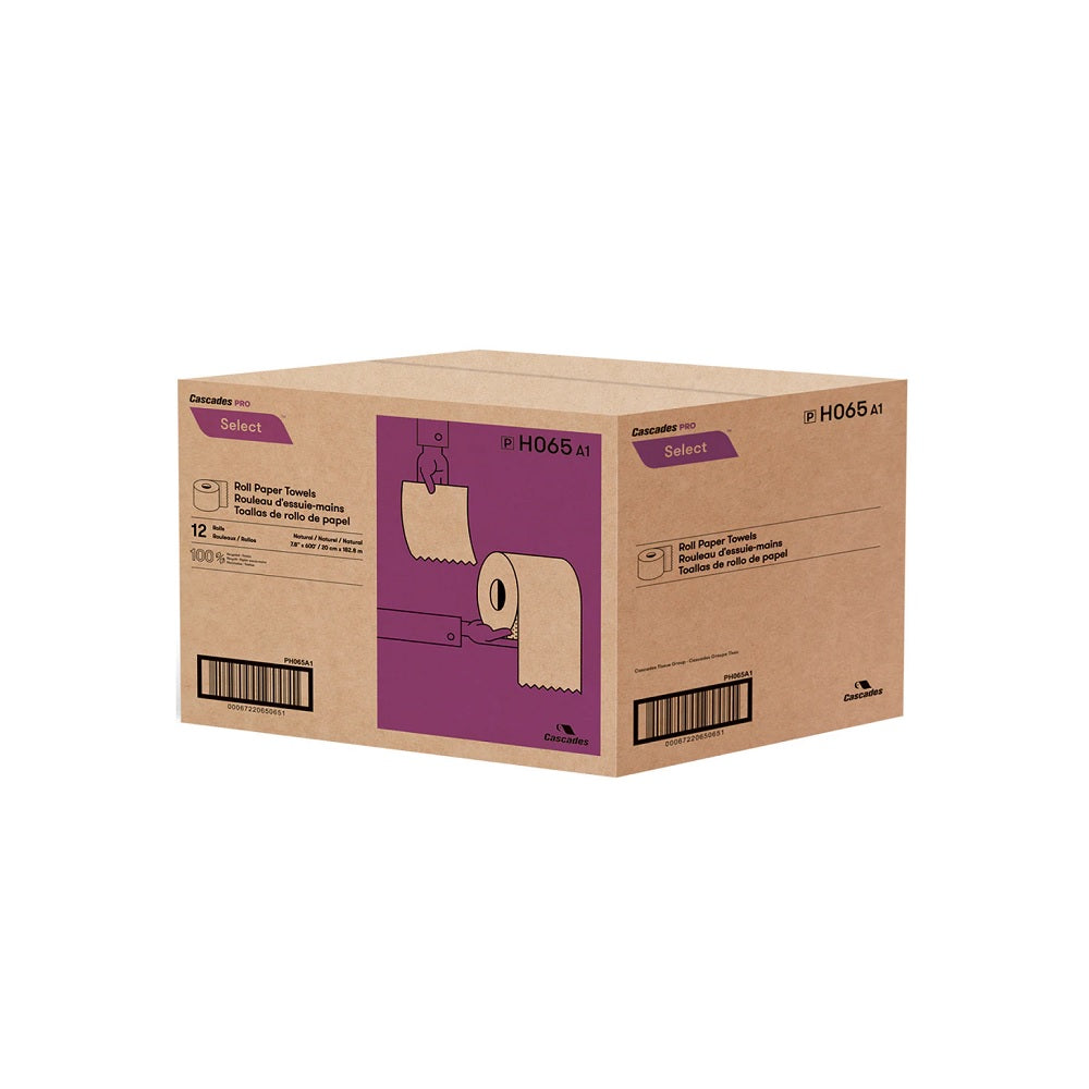 Cascades Pro Select™ Roll Paper Towel, 12 Rolls, H065