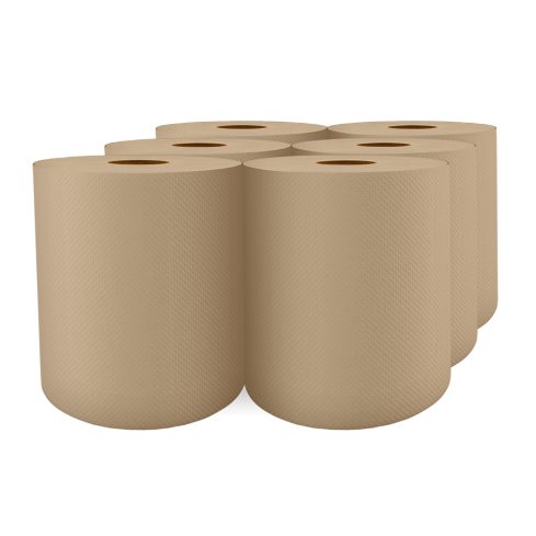 Cascades PRO Select Natural Recycled Paper Towel - 6 Rolls per case, H105