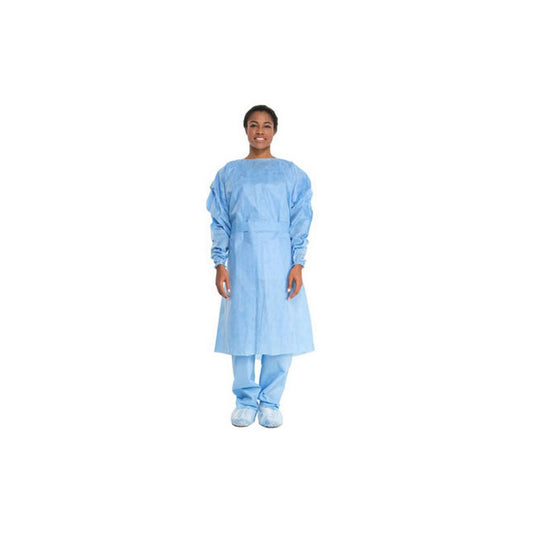 HALYARD Tri-Layer AAMI2 Isolation Gown, Large, Blue, 10 each/pack - Pack of 10 Case