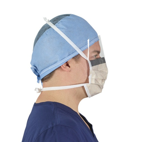 HALYARD FLUIDSHIELD Level 2 Fog-Free Surgical Mask, Wrap Around Visor