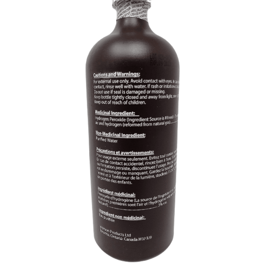 A Healthcare Plus® Hydrogen Peroxide Topical Solution bottle