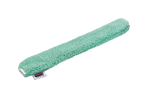 Rubbermaid HYGEN 23" Microfiber Dusting Sleeve, Green - 6 Per Case