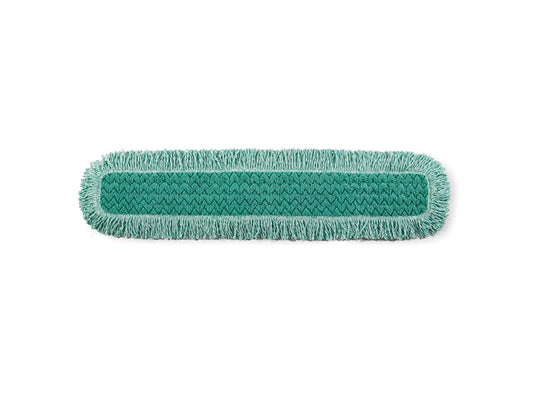 HYGEN 36" Microfiber Dust Pad with Fringe, Green - 6 Per Case