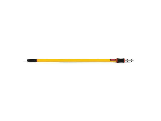 Rubbermaid HYGEN 4' – 8' Quick-Connect Extension Pole , Yellow - 6 Per Case