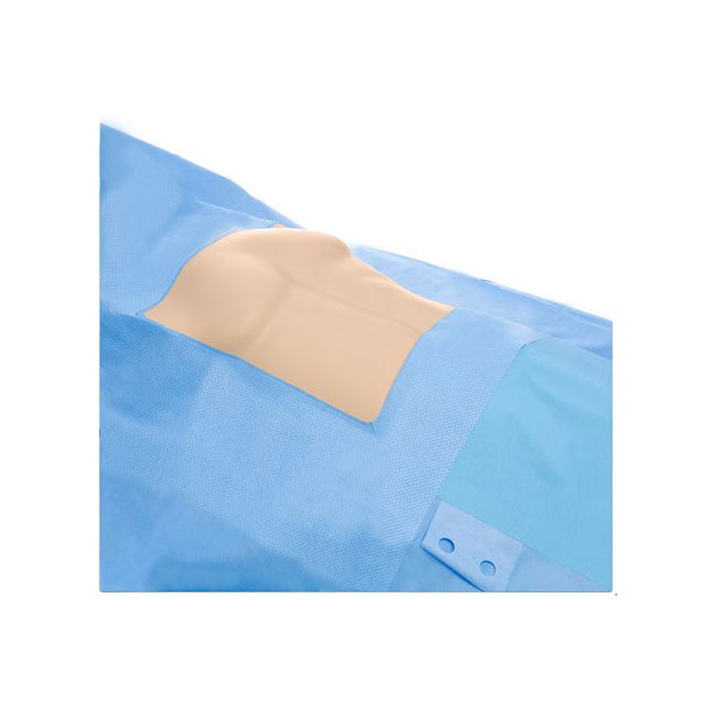 Halyard Chest Drape, W100 x L124, Arm Board 72 - 12 Per Case