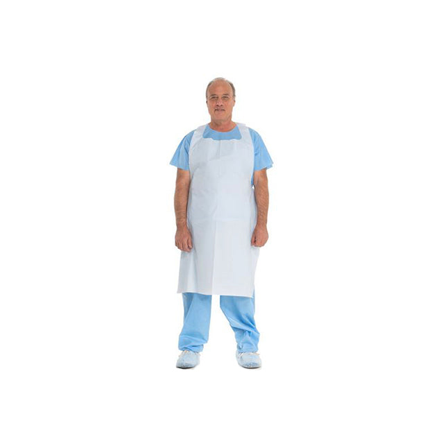 Halyard General Purpose Apron, Universal, White - 500 Per Case