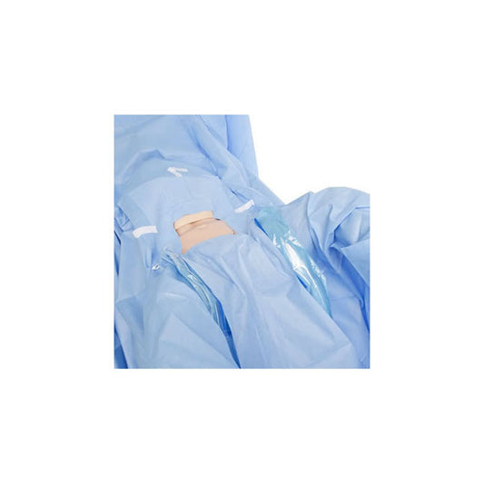Halyard Lithotomy Pouch Drape, W160cm x L332cm - 10 Per Case 