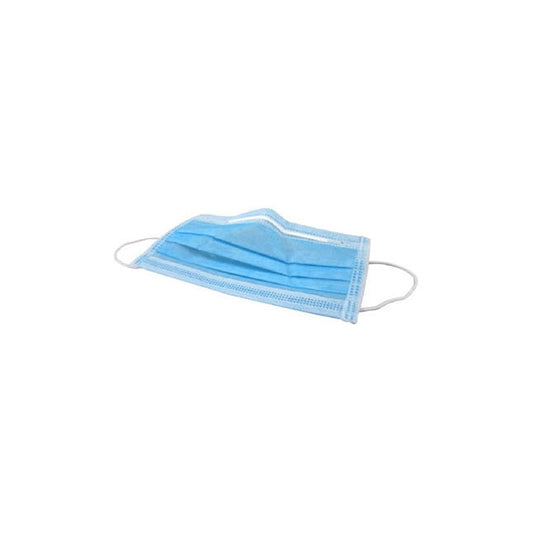 HalyardProcedureMask_PleatStyle_withEarloop_TissueBlue