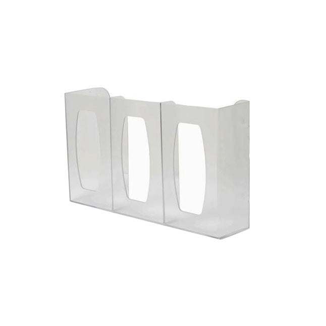 Halyard Three Glove Box Holder/Dispenser, W17.06 x H10.13, Depth 4.25 - 6 Per Case