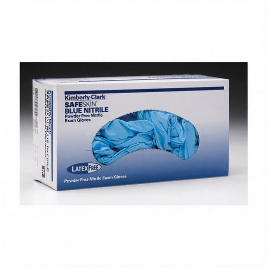 Halyard BLUE NITRILE™ Exam Glove, Large, 9.5" Single