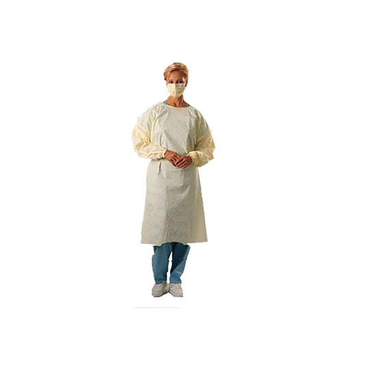 Halyard Isolation Gown, Spunbond, Universal, Yellow - 10 Per Case