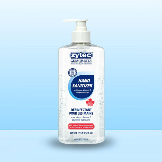 Hand Sanitizer Gel 70% Alcohol - with Aloe, Vitamin E & Moisturizers, 500 mL - Pump