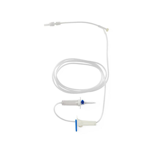 Medline IV Administration Set with 1 Injection Port, 15 drops/mL, 92in.