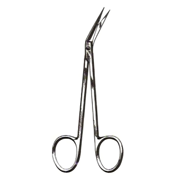 Iris Scissors, angled, 