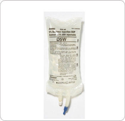 Baxter Dextrose 5% 250 ml Bag for Injection