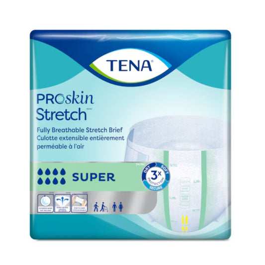 TENA ProSkin Unisex Ultra Stretch Incontinence Fully breathable Briefs - 2XL