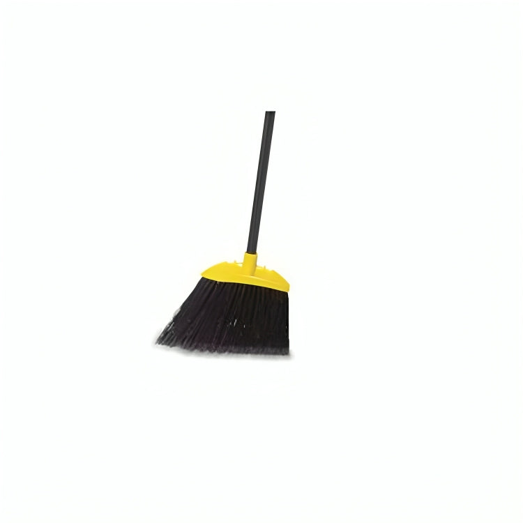 Jumbo Smooth Sweep Angle Broom, Metal Handle, Black 