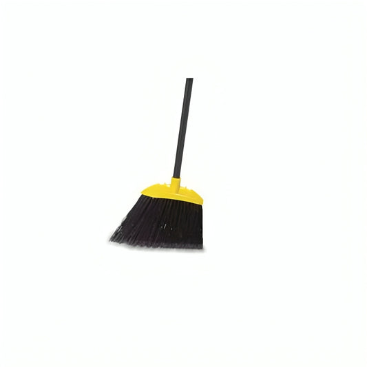 Jumbo Smooth Sweep Angle Broom, Metal Handle, Black 