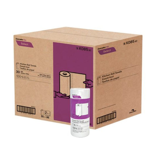 Cascades PRO Select Kitchen Roll Towel, 2-Ply, White, 85 sheets - K085