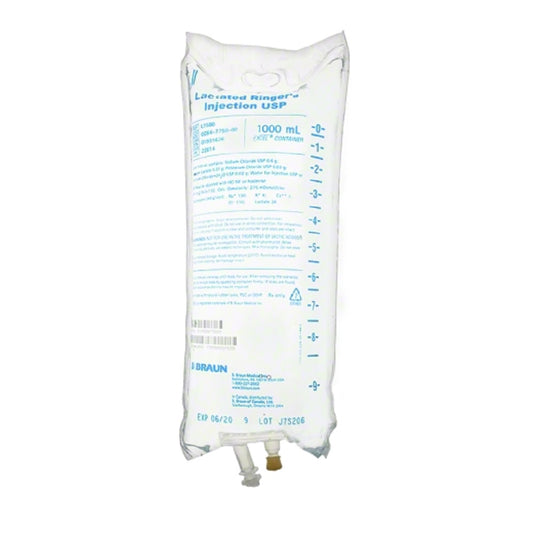 B. Braun, Dextrose 5% Solution, NACL 0.45% 1000ml INJ