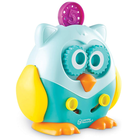 Learning Resources Hoot the Fine Motor Owl, Color, Shapes and Number