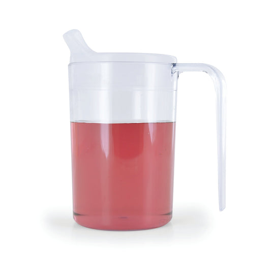 Large Handled Transparent Mug